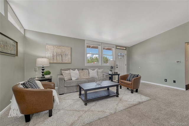 1906 S Vrain St, Denver, CO 80219 - carpeted living area with baseboards