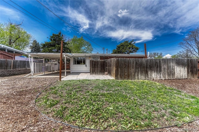 1906 S Vrain St, Denver, CO 80219 - rear view of property with a patio area