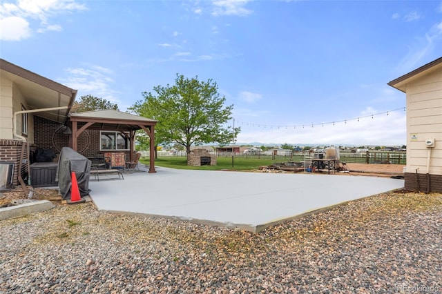 1851 E 138th Ave, Brighton, CO 80602 - view of patio featuring a gazebo