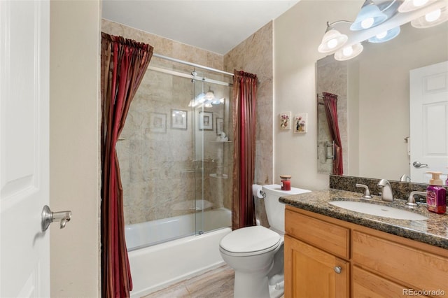 1851 E 138th Ave, Brighton, CO 80602 - full bathroom with shower / bath combination with curtain, vanity, and toilet