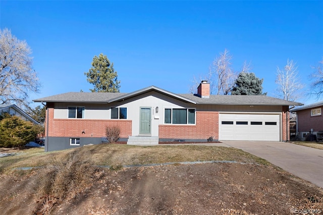 ranch-style house with a garage