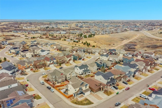 birds eye view of property featuring a residential view