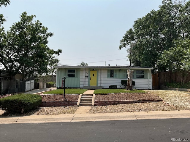 ranch-style house with a garage