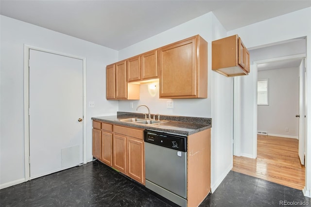 kitchen featuring sink and stainless steel dishwasher