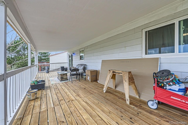 view of deck