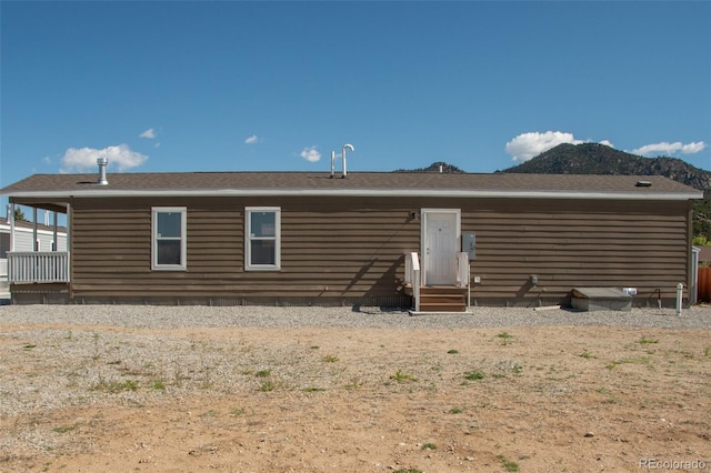 view of rear view of property