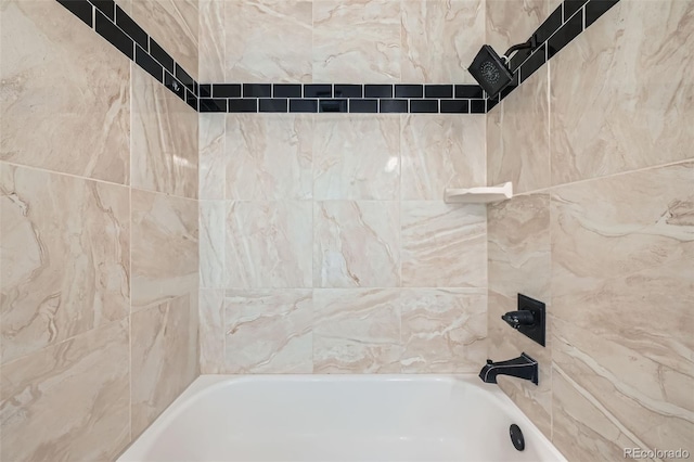 full bath with bathing tub / shower combination