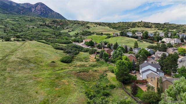 2859 Front Royal Dr, Colorado Springs, CO 80919 - aerial view of residential area featuring a mountainous background