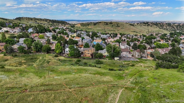 2859 Front Royal Dr, Colorado Springs, CO 80919 - aerial overview of property's location with nearby suburban area