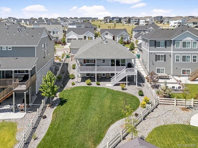 7074 S Vandriver Ct, Aurora, CO 80016 - aerial view of residential area