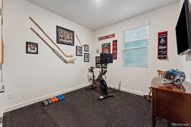 view of workout room