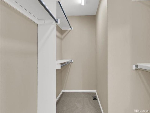 8906 Miners Dr, Highlands Ranch, CO 80126 - walk in closet featuring carpet floors