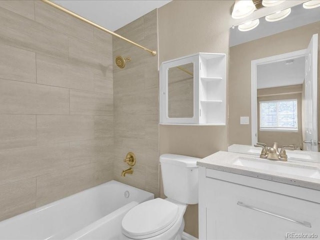 8906 Miners Dr, Highlands Ranch, CO 80126 - bathroom with shower / bathtub combination and vanity