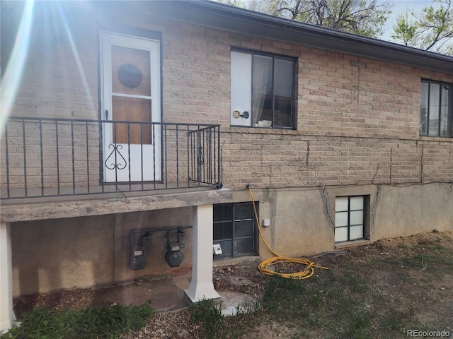 1822 E Pikes Peak Ave, Colorado Springs, CO 80909 - view of property exterior with brick siding