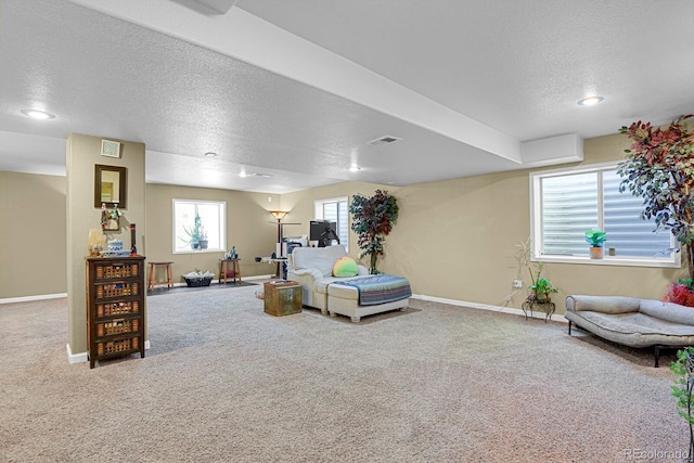 13787 Josephine Ct, Thornton, CO 80602 - sitting room featuring a textured ceiling and carpet