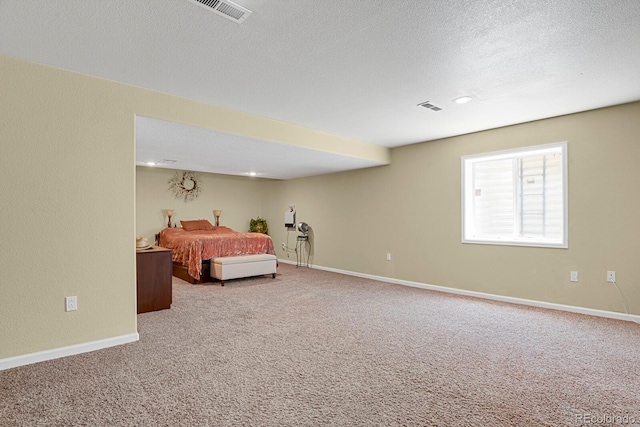 13787 Josephine Ct, Thornton, CO 80602 - bedroom featuring carpet floors, a textured ceiling, and recessed lighting