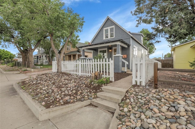 2803 N Cascade Ave, Colorado Springs, CO 80907 - view of front of property featuring a fenced front yard