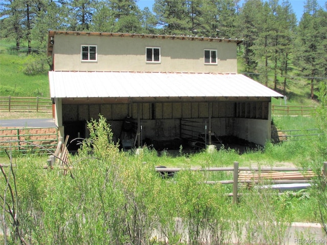 view of rear view of property