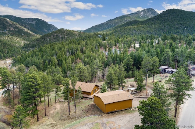 11398 Ranch Elsie Rd, Golden, CO 80403 - mountain view with a view of trees