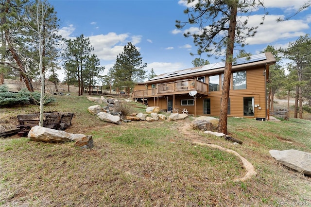 11398 Ranch Elsie Rd, Golden, CO 80403 - view of yard featuring a deck