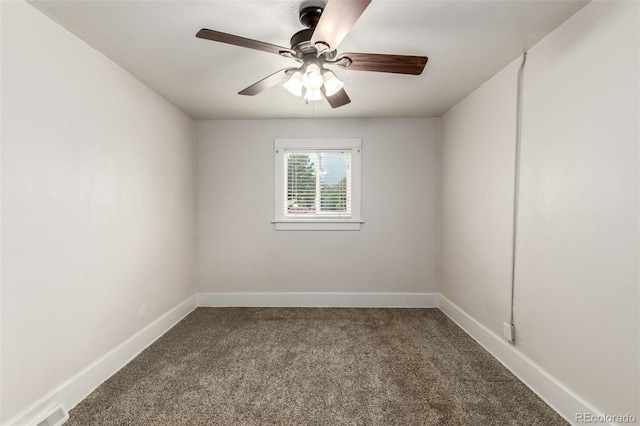 436 S 4th Ave, Brighton, CO 80601 - empty room featuring carpet floors and a ceiling fan