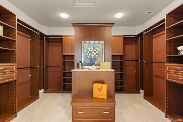 771 Braesheather Pl, Highlands Ranch, CO 80126 - spacious closet featuring light carpet and visible vents