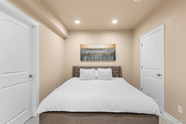 771 Braesheather Pl, Highlands Ranch, CO 80126 - bedroom with carpet floors, baseboards, and recessed lighting