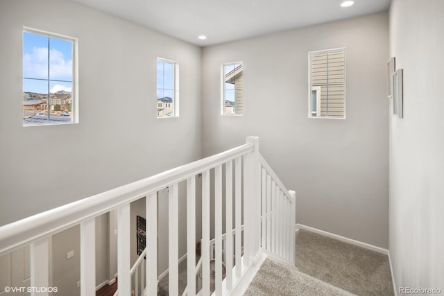 stairs with carpet