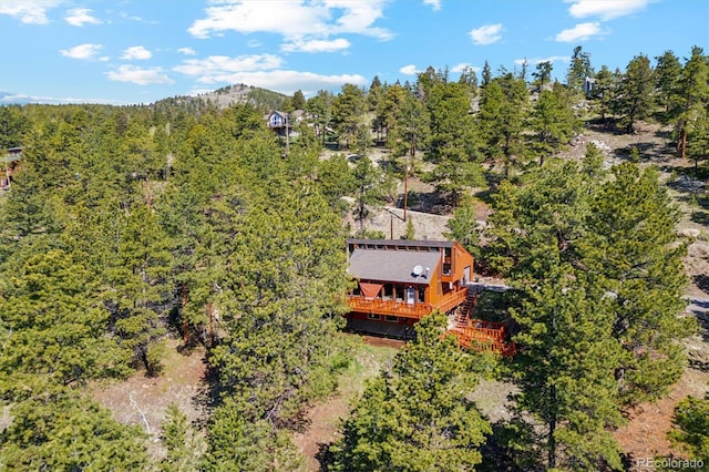 1278 Aspen Dr, Evergreen, CO 80439 - view of subject property with a forest