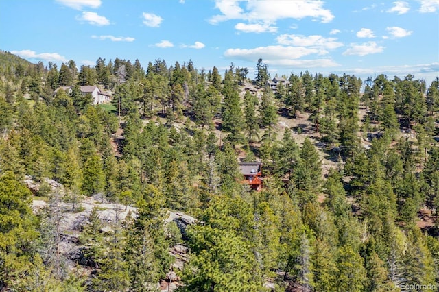 1278 Aspen Dr, Evergreen, CO 80439 - aerial view of a heavily wooded area
