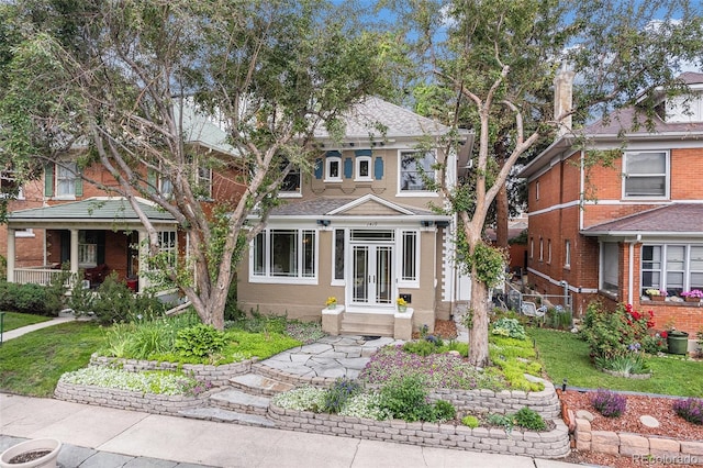 1419 N Adams St, Denver, CO 80206 - american foursquare style home with french doors