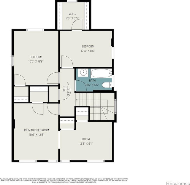 1419 N Adams St, Denver, CO 80206 - room layout