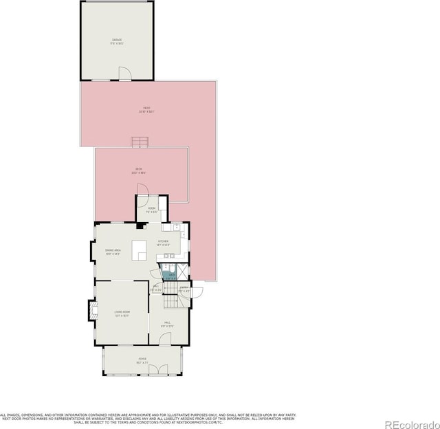 1419 N Adams St, Denver, CO 80206 - view of home floor plan
