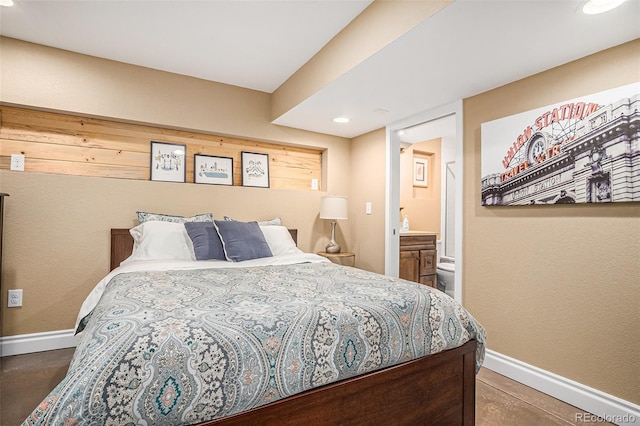 1419 N Adams St, Denver, CO 80206 - bedroom featuring recessed lighting and ensuite bathroom