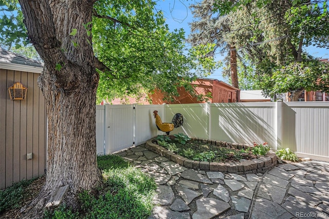 1419 N Adams St, Denver, CO 80206 - fenced backyard with a gate