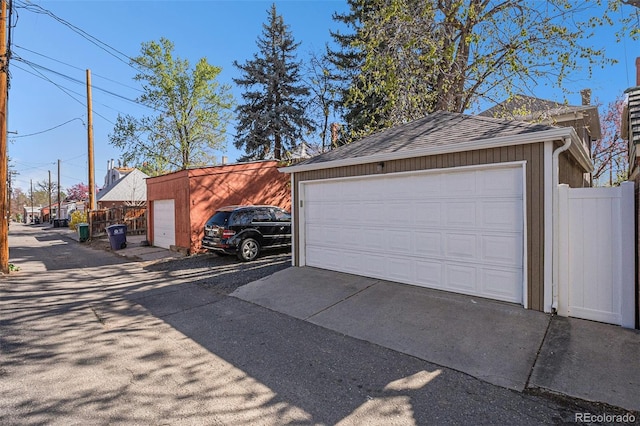 1419 N Adams St, Denver, CO 80206 - view of detached garage