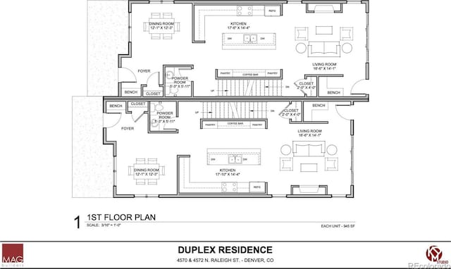 4572 N Raleigh St, Denver, CO 80212 - view of floor plan / room layout