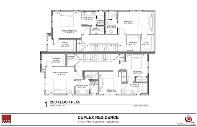 4572 N Raleigh St, Denver, CO 80212 - view of home floor plan