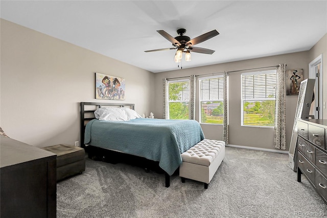 4912 S Fultondale Way, Aurora, CO 80016 - bedroom with light colored carpet and a ceiling fan