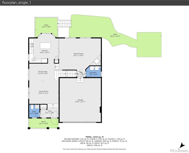 4912 S Fultondale Way, Aurora, CO 80016 - view of property floor plan