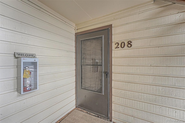 view of entrance to property