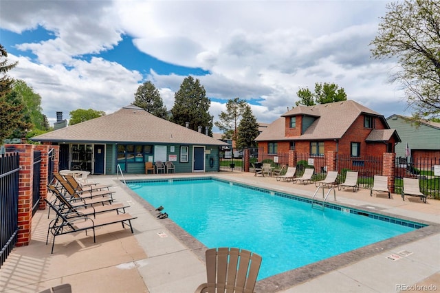 3518 S Depew St Unit 102, Lakewood, CO 80235 - community pool with a patio area