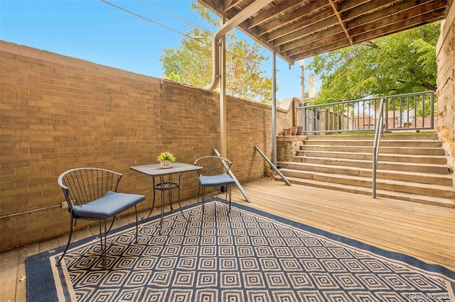 1140 Columbine St Unit 106, Denver, CO 80206 - view of patio with stairs