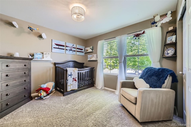 5280 Raritan Way, Denver, CO 80221 - bedroom with carpet floors and a nursery area