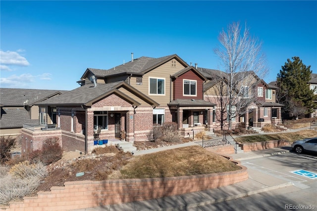 view of craftsman inspired home