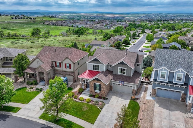 12059 S Tallkid Ct, Parker, CO 80138 - aerial perspective of suburban area