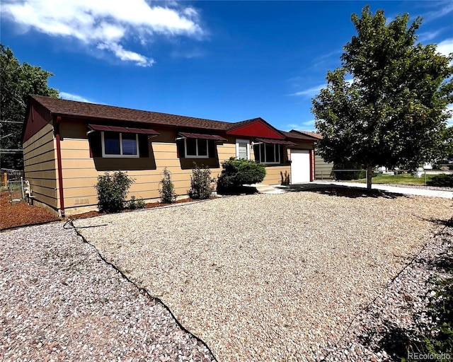 view of ranch-style house