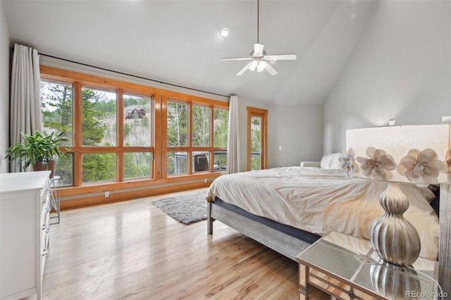 30 Carroll Ct, Black Hawk, CO 80422 - bedroom featuring vaulted ceiling and light wood-style flooring