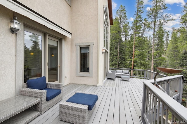 30 Carroll Ct, Black Hawk, CO 80422 - wooden deck with outdoor lounge area