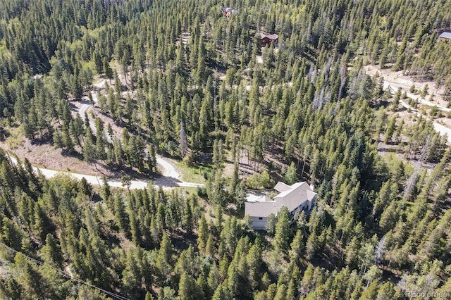30 Carroll Ct, Black Hawk, CO 80422 - aerial view of property's location featuring a heavily wooded area
